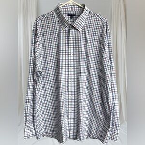 *NWOT* Peter Millar Crown Crafted Collared Button Down Multicolor Oxford Shirt